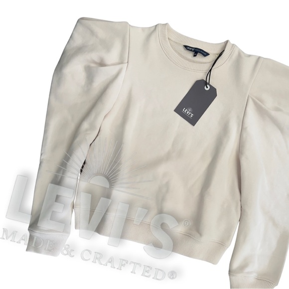 Levi’s Made & Crafted Angel Sleeve Sweater Puff Shoulder - Picture 8 of 16